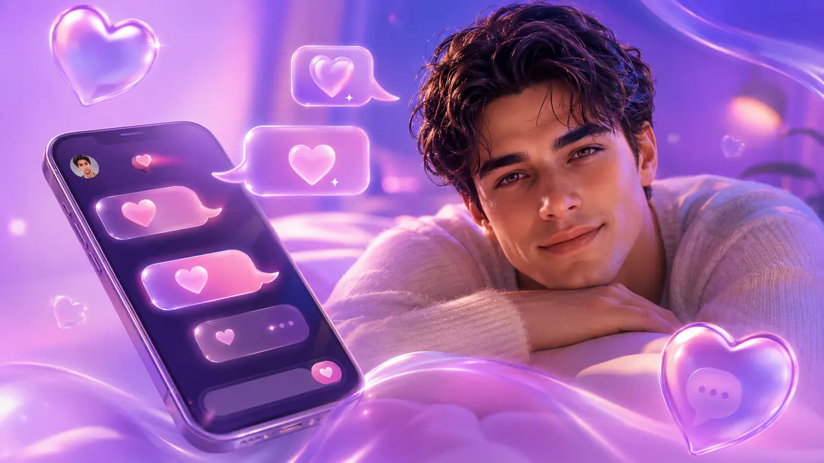 Romantischer KI-Freund: Beste Apps für langsame Nähe im Chat