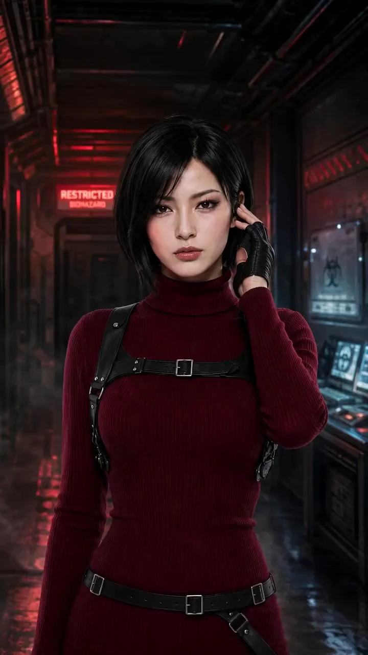 Ada Wong AI character portrait